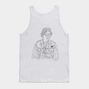 Wet Hot American Summer: Andy [Outline] Tank Top